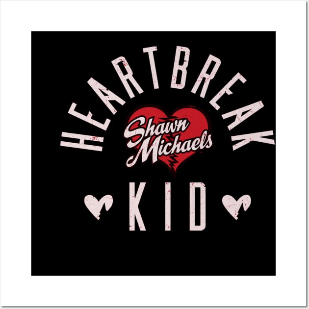 Shawn Michaels Heartbreak Kid Logo Wall Art by MunMun_Design